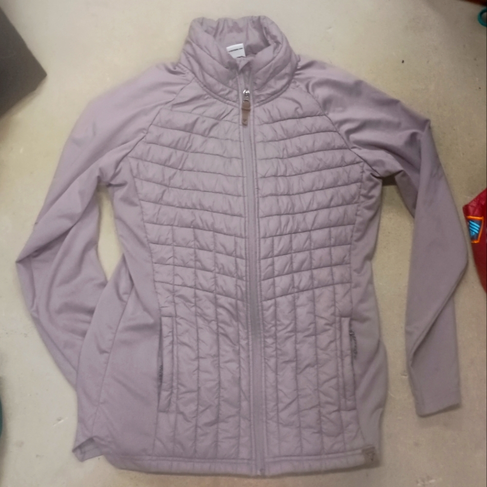 LIVI LIFE INTEGRITY EARTH LADIES WOMENS XL PACKABLE PUFFER JACKET COAT LT PURPLE